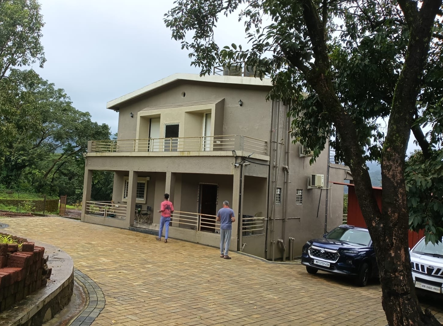Sukoon Villa surrounded by trees
