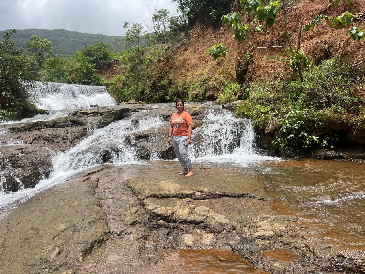 A beautiful waterfall near Sukoon Villa